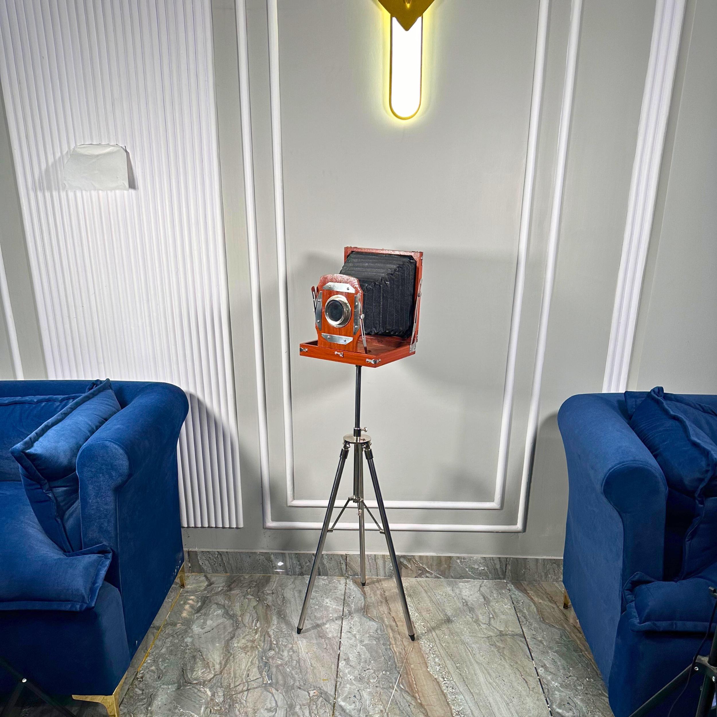 Wooden Studio Camera on Adjustable Tripod view 8