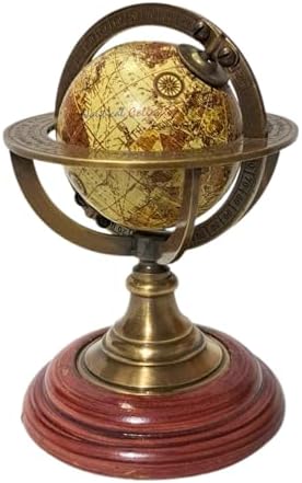 Brass Armillary Globe on MDF Base view 8
