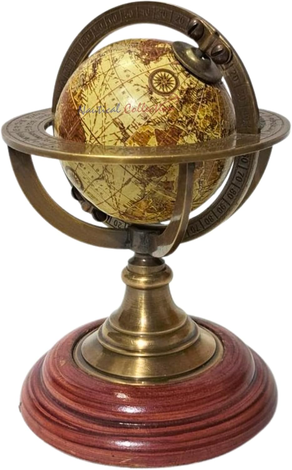 Brass Armillary Globe on MDF Base view 15