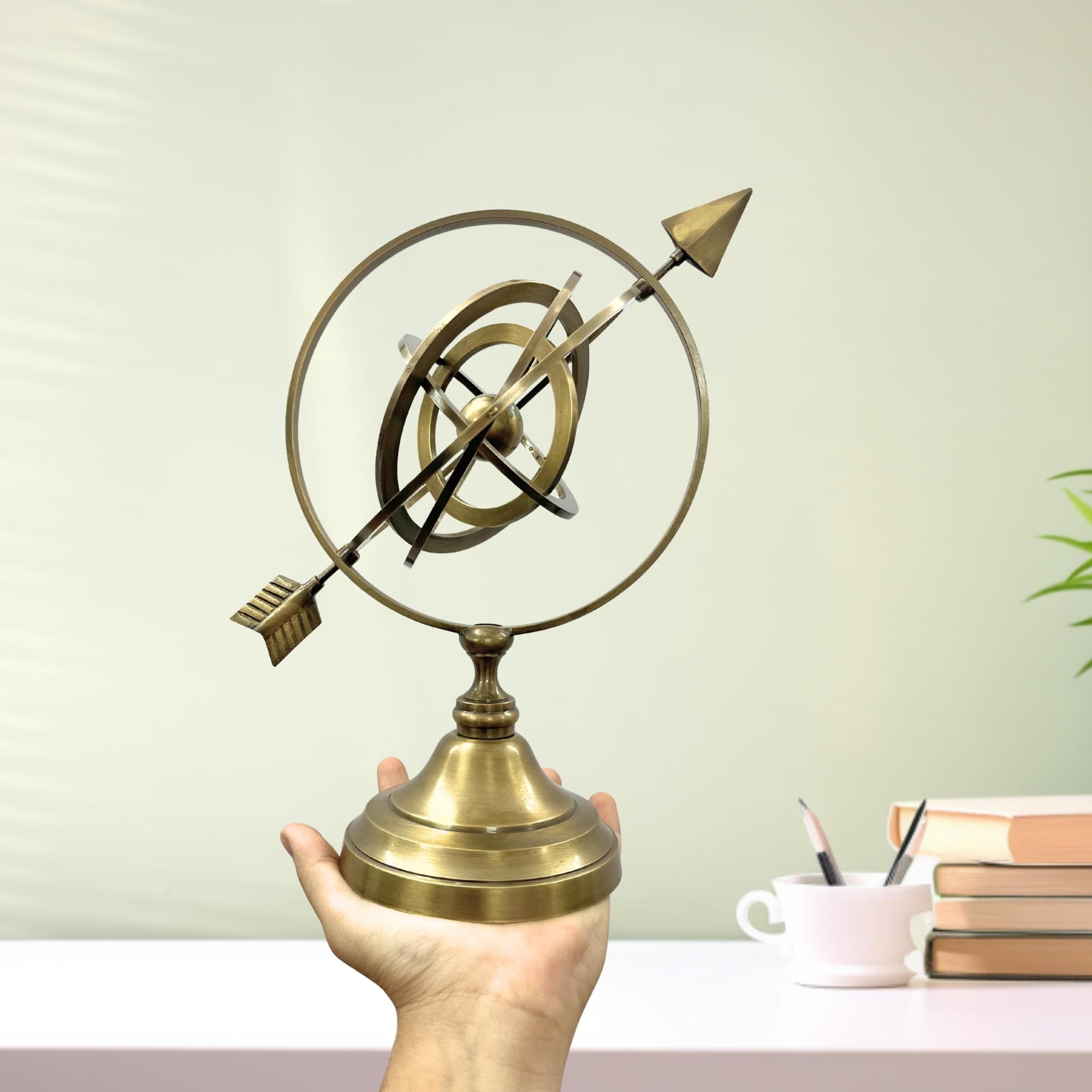 Handmade All-Brass Armillary Sphere Globe view 8