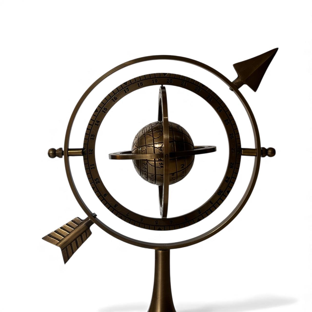 All-Brass Armillary Globe Sphere Nautical view 8