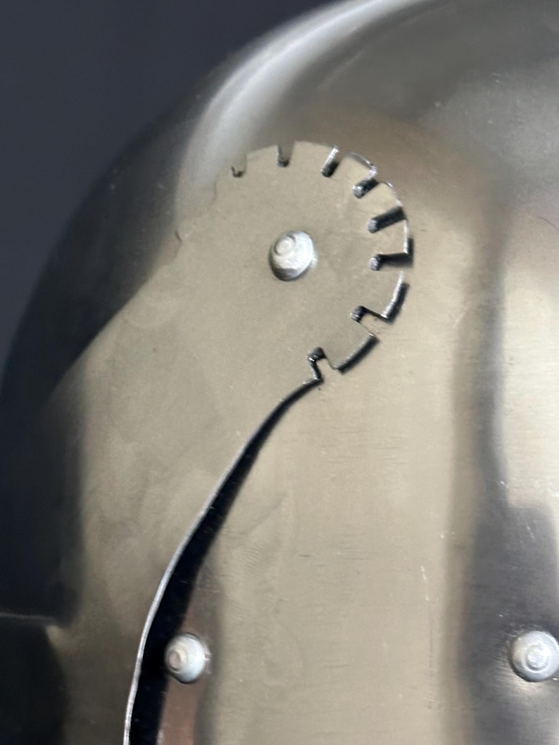 Medieval Sallet Helmet with Bevor — LARP Wearable view 4