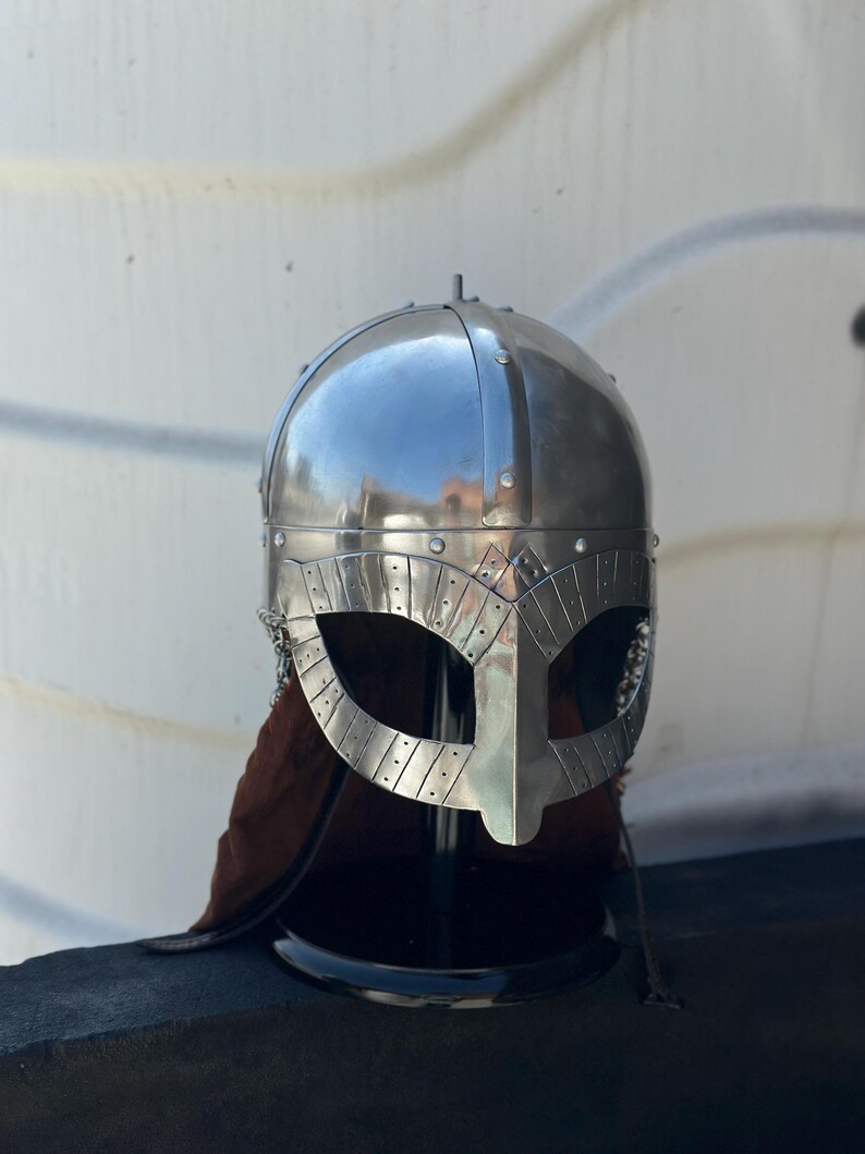 Viking Nasal Chainmail Helmet — Norse Warrior view 2