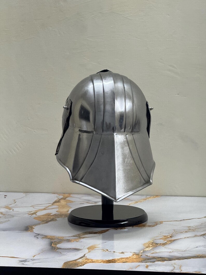 Medieval Knight Crusader Helmet — Wearable Steel view 4