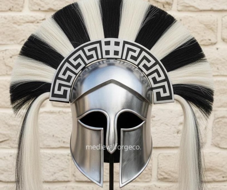 Roman Corinthian Helmet — Greek Spartan Warrior Armor view 3