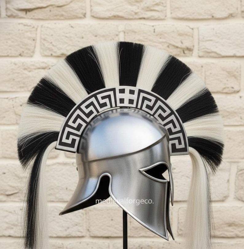 Roman Corinthian Helmet — Greek Spartan Warrior Armor view 4