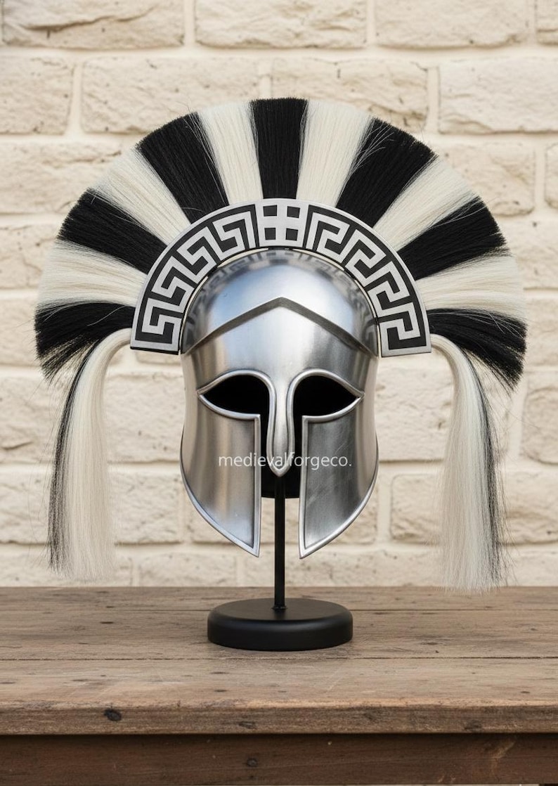 Roman Corinthian Helmet — Greek Spartan Warrior Armor view 8