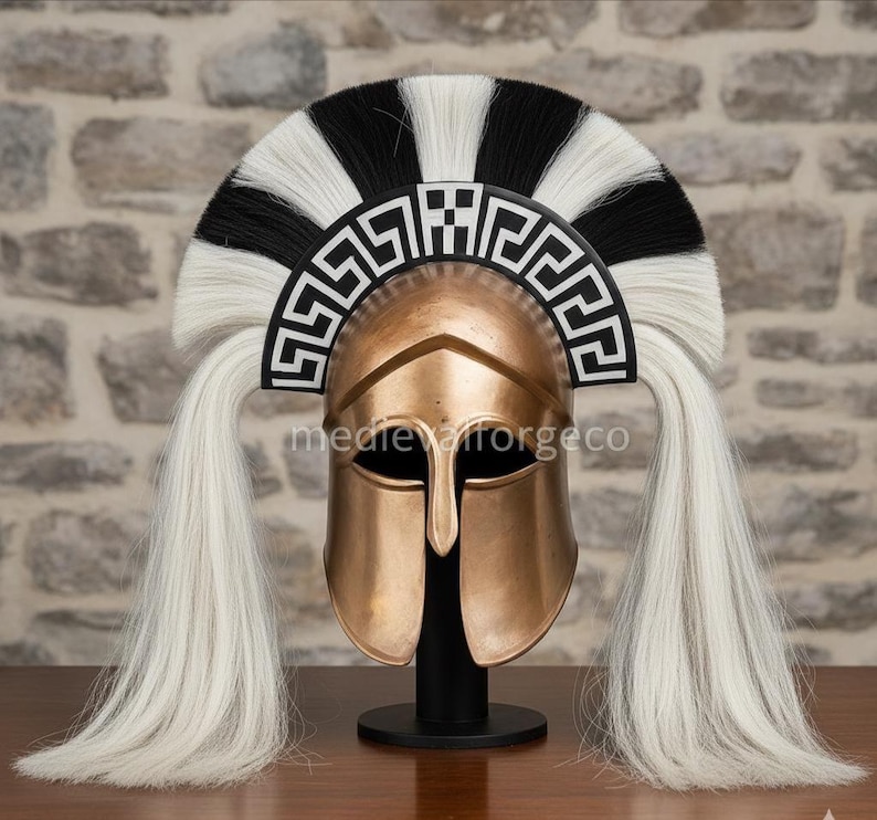 Roman Two-Helmet Combo — Corinthian Bronze Spartan Pair view 2