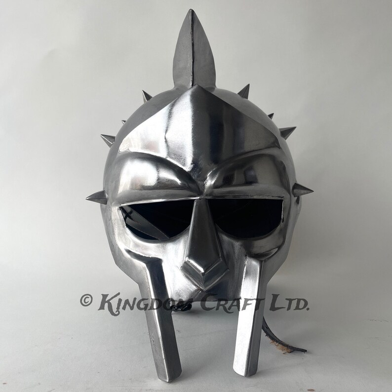 Gladiator Maximus Greek Armor Helmet with Display Stand view 2