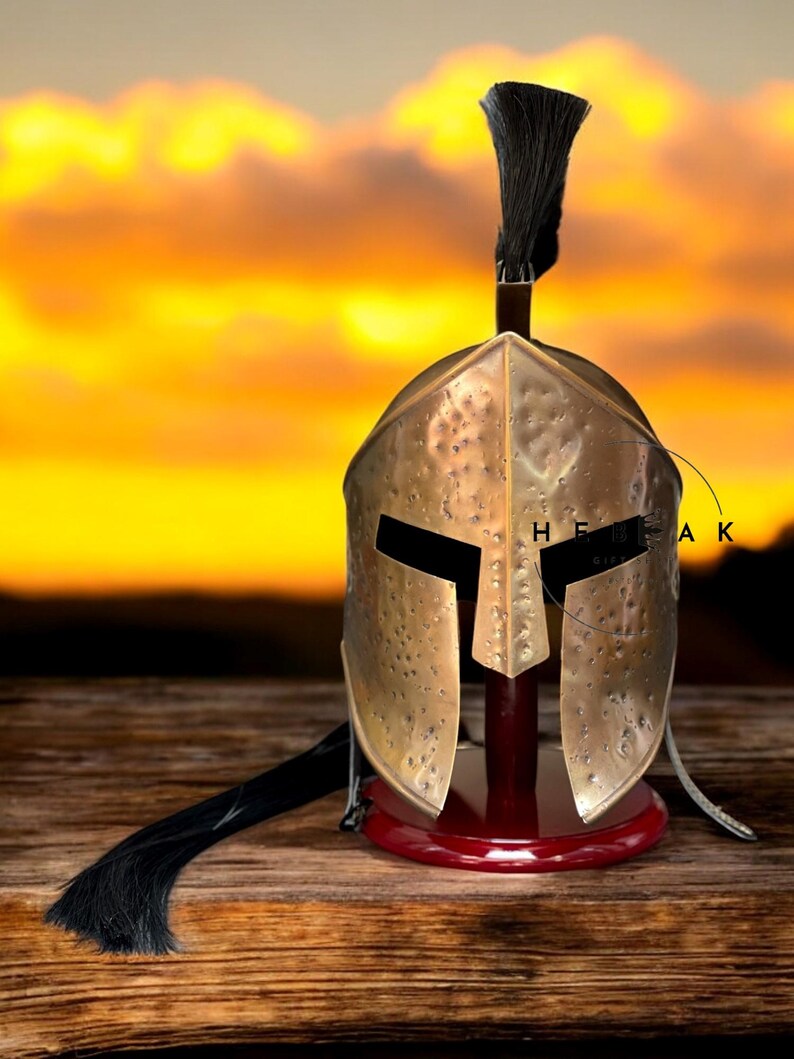 Greek Corinthian Helmet — Spartan Warrior Armor view 3