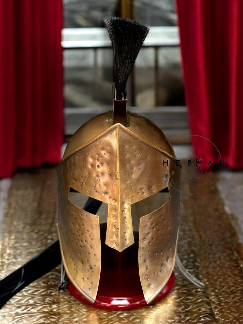 Greek Corinthian Helmet — Spartan Warrior Armor view 4