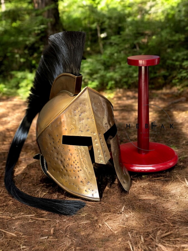 Greek Corinthian Helmet — Spartan Warrior Armor view 7