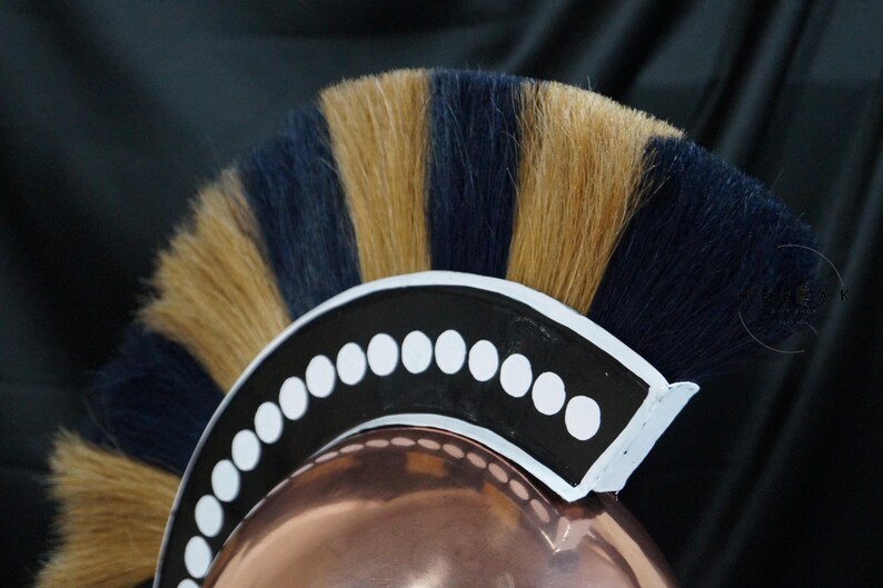Handcrafted Greek Corinthian Helmet — Spartan view 2