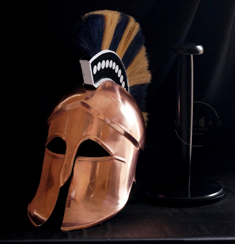 Handcrafted Greek Corinthian Helmet — Spartan view 11