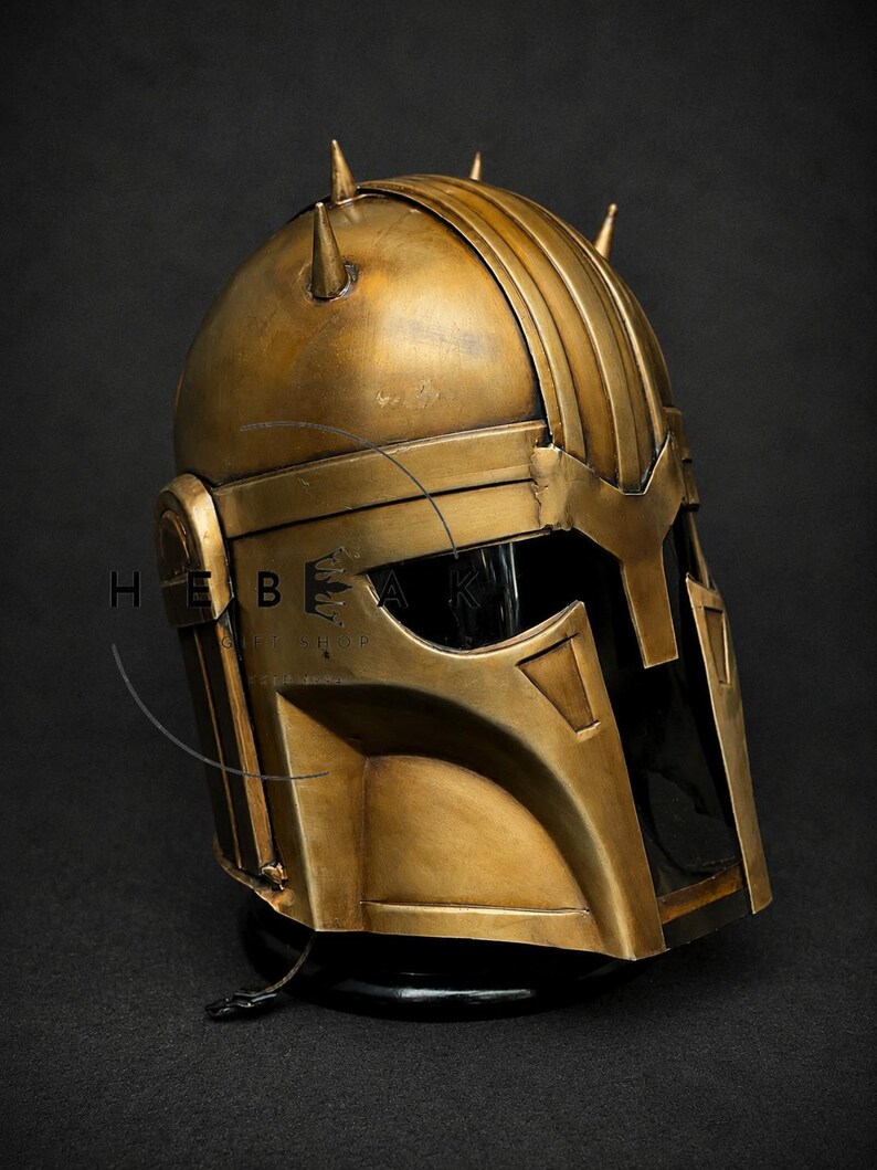 Bronze Warrior Fantasy Knight Helmet — Collector Display view 4