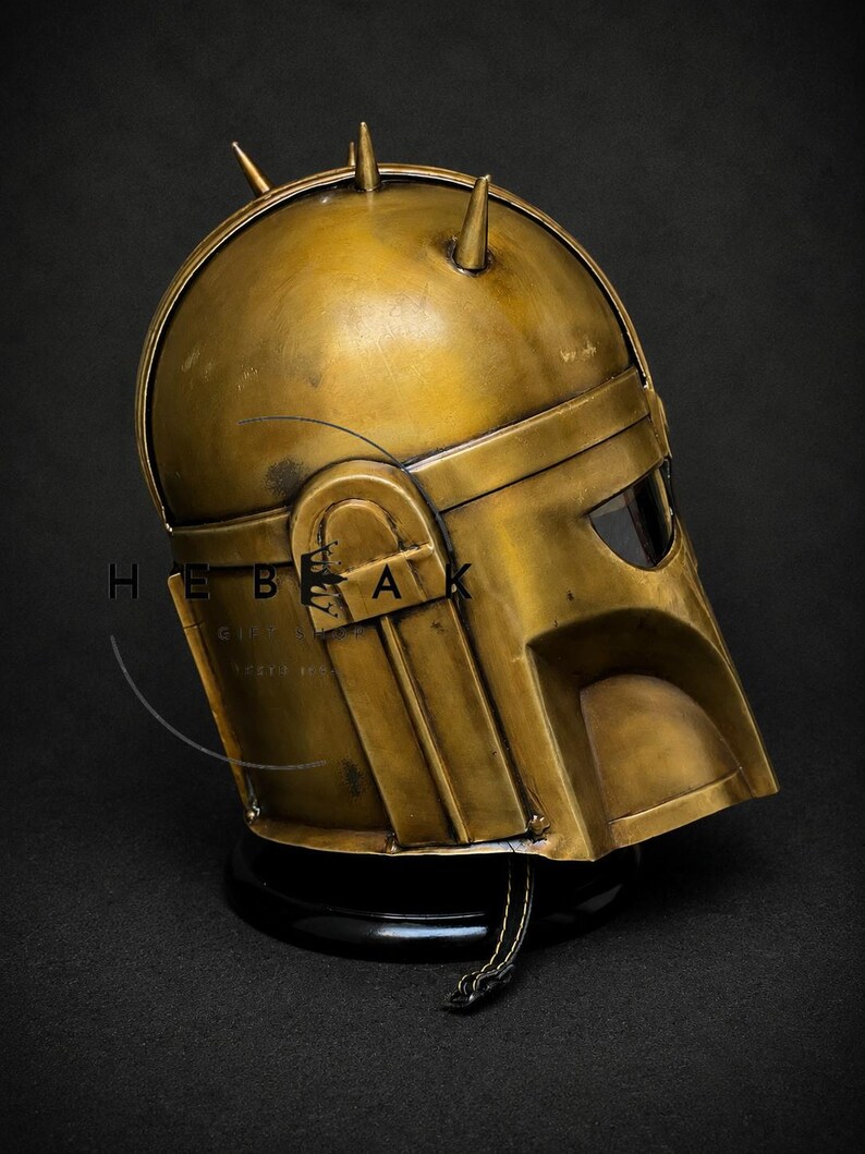 Bronze Warrior Fantasy Knight Helmet — Collector Display view 5