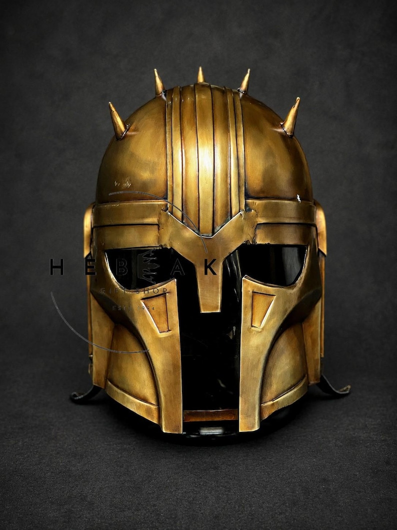 Bronze Warrior Fantasy Knight Helmet — Collector Display view 11