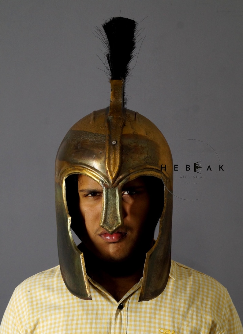 Troy Trojan Helmet — Greek Warrior Ancient view 3
