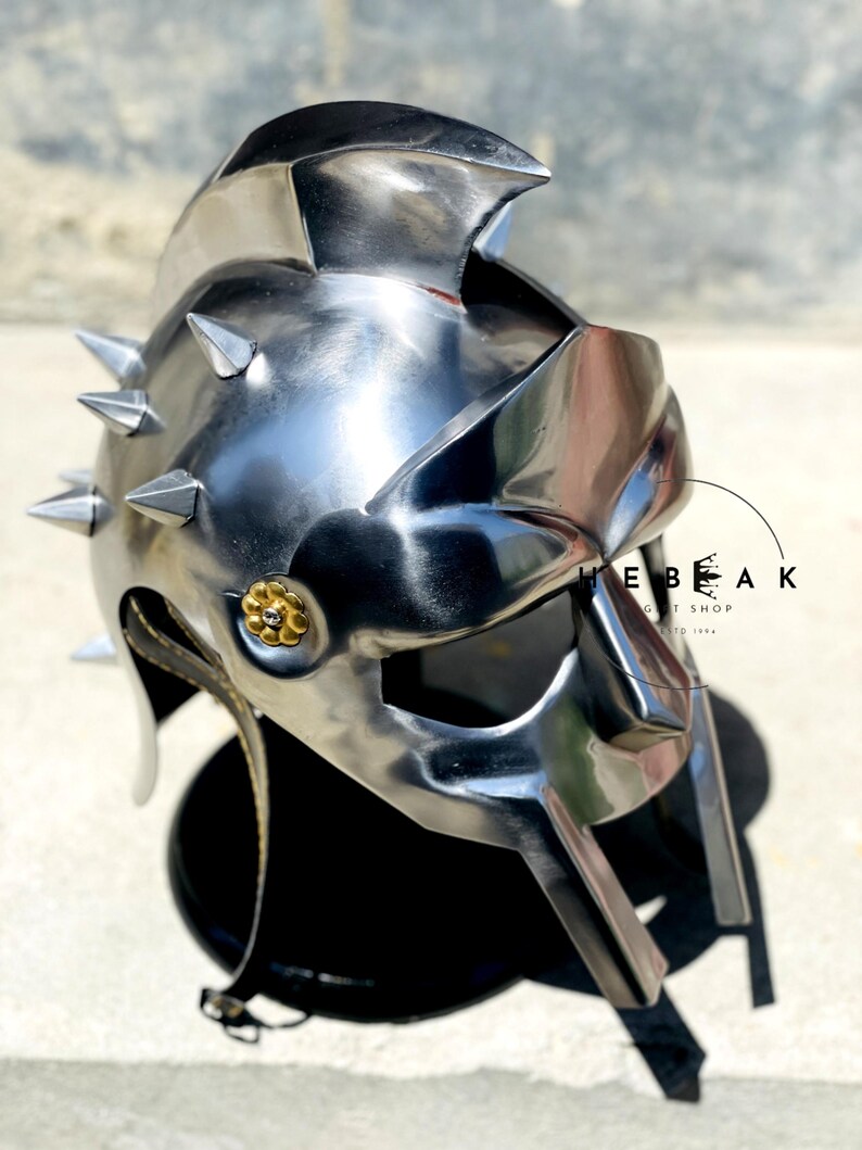 Gladiator Helmet Replica — Roman Warrior Armor view 6