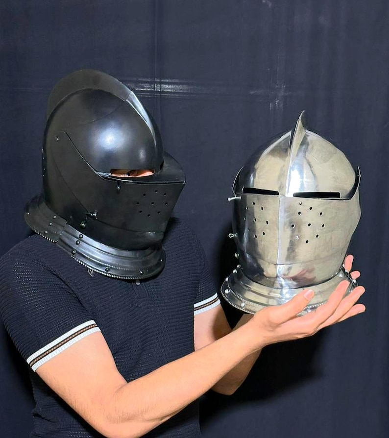 Crusader Armor Helmet — Wearable Knight view 2
