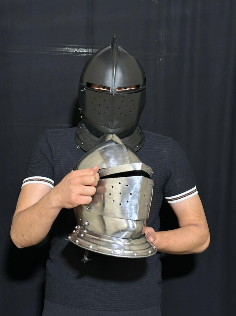 Crusader Armor Helmet — Wearable Knight view 3