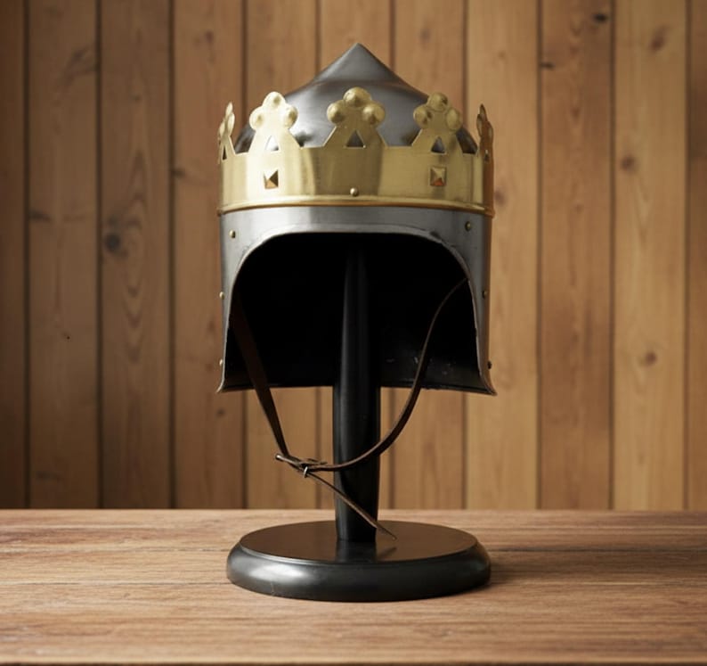 King Arthur Helmet — Richard Lionheart Crown Replica view 6