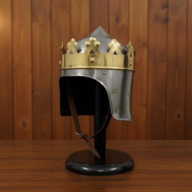 King Arthur Helmet — Richard Lionheart Crown Replica view 7