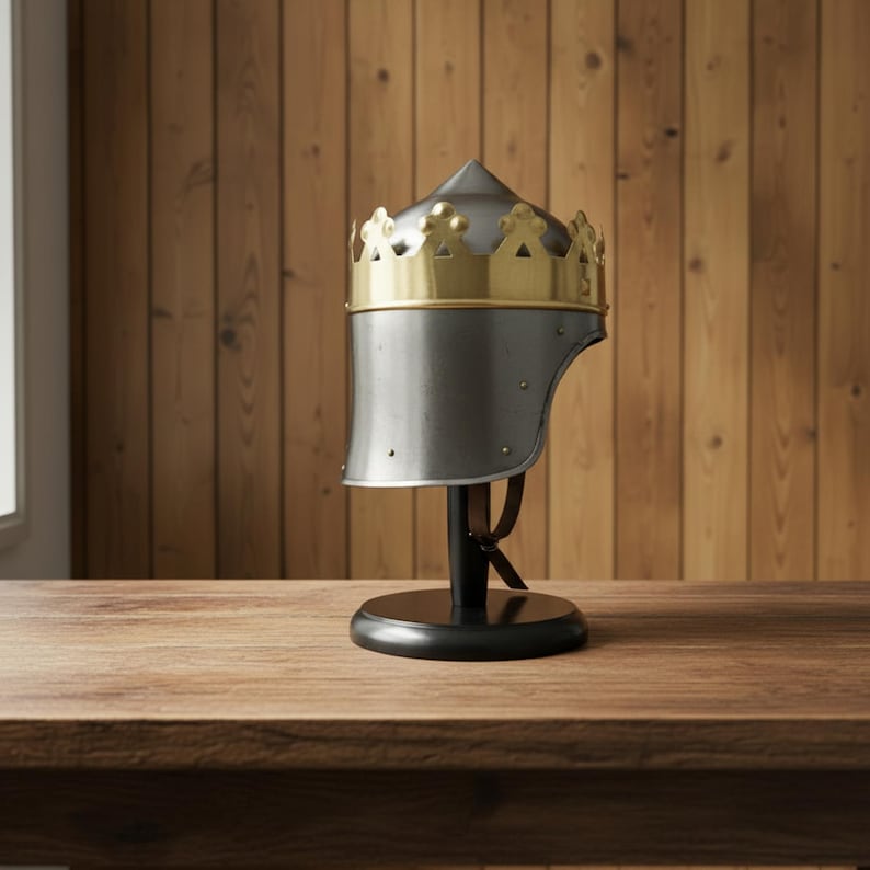 King Arthur Helmet — Richard Lionheart Crown Replica view 8
