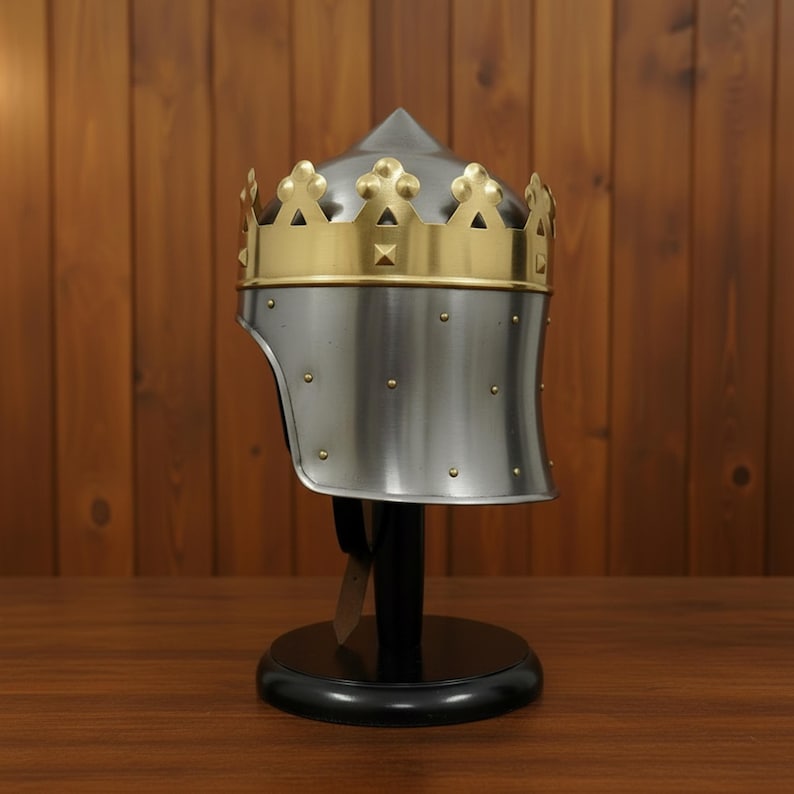 King Arthur Helmet — Richard Lionheart Crown Replica view 9