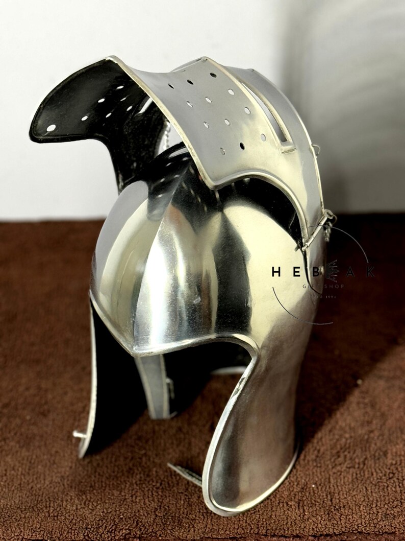 Steel Crusader Great Helm — Medieval Knight view 9