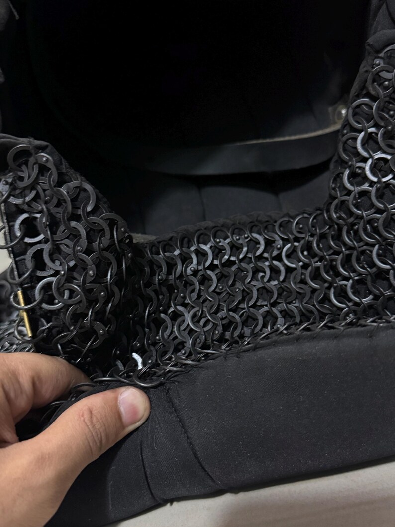 Bascinet Pig Face Helmet — Viking Knight Chainmail view 9