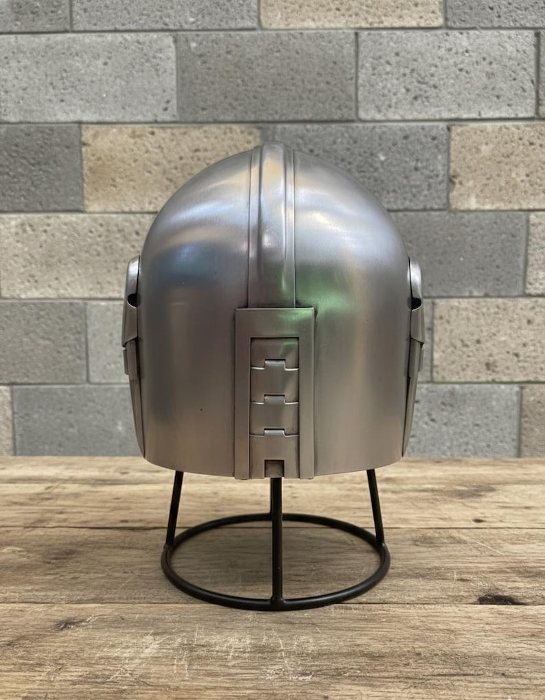Mandalorian Hunter Helmet Visor — Wearable Steel Prop view 5