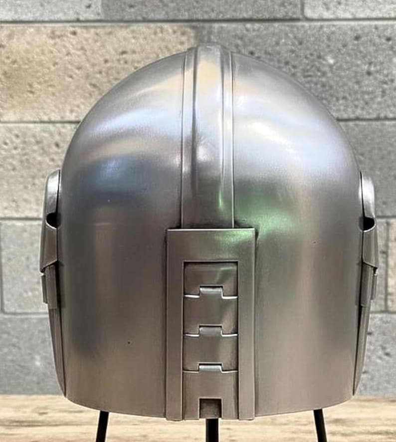 Mandalorian Hunter Helmet Visor — Wearable Steel Prop view 6