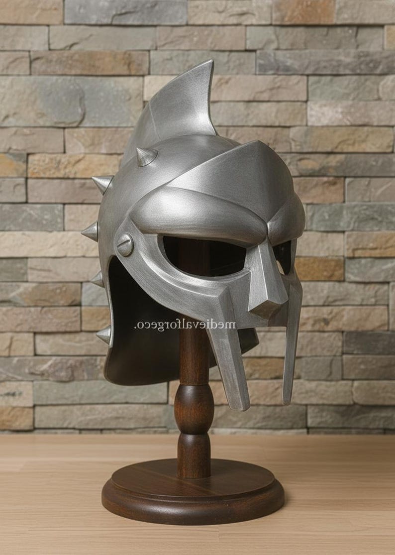 Fantasy Warrior Helmet with Spikes — Display Prop view 6