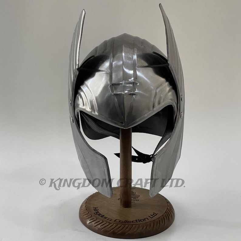 Thor Wing Rotator Ragnarok Helmet with Display Stand view 2