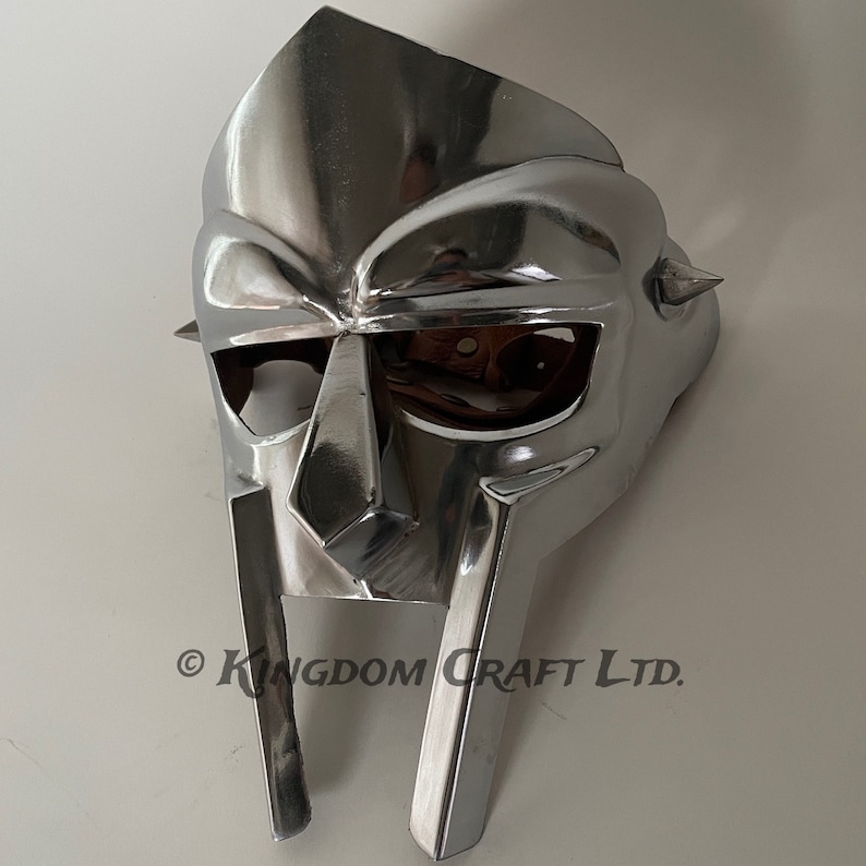 MF Doom Mad-Villain Steel Face Armor — Silver view 3