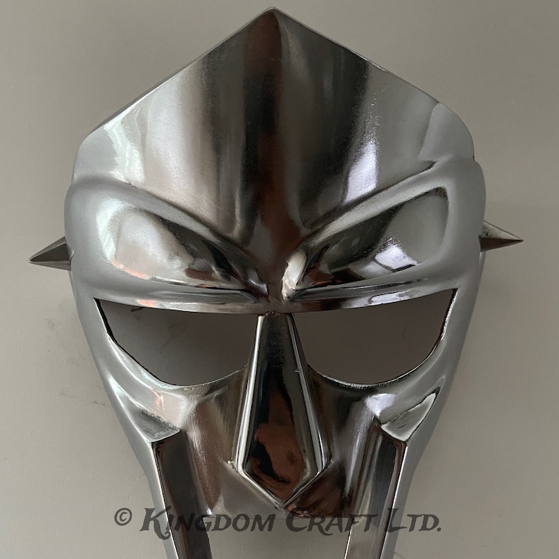 MF Doom Mad-Villain Steel Face Armor — Silver view 5