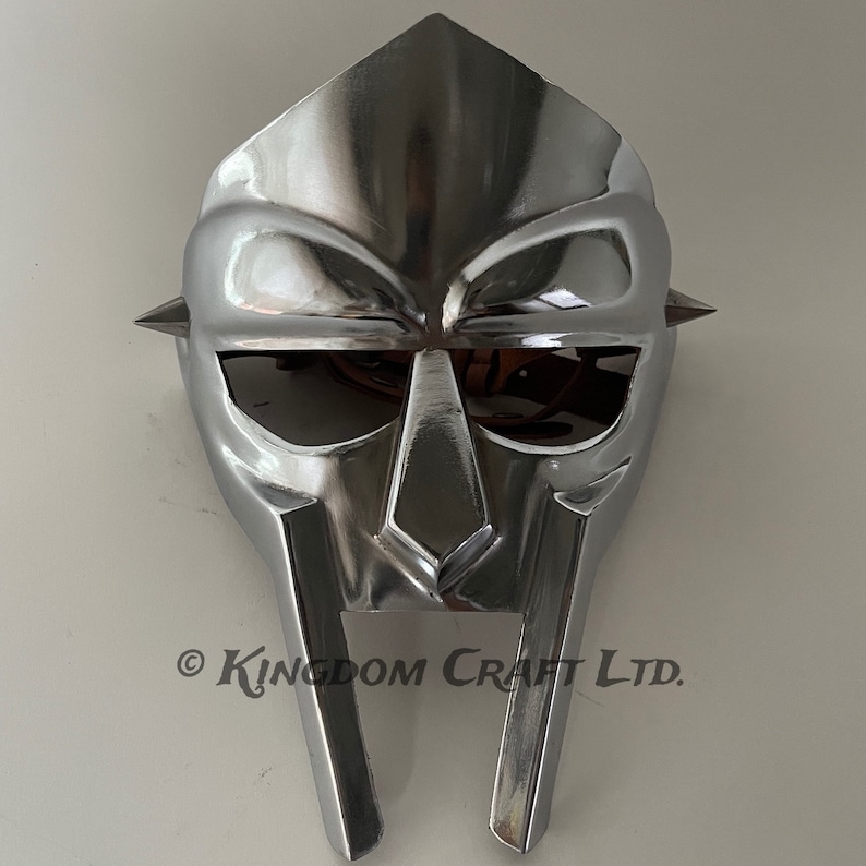 MF Doom Mad-Villain Steel Face Armor — Silver view 6