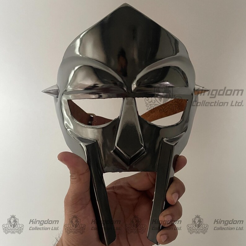 MF Doom Mad-Villain Steel Face Armor — Black view 3