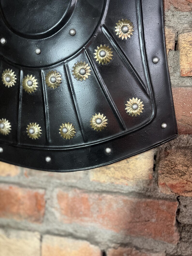 Templar Knight Steel Crusader Shield with Small view 4