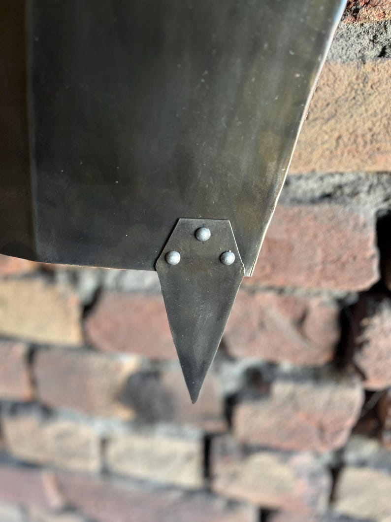 Templar Knight Steel Crusader Shield with Medium view 3
