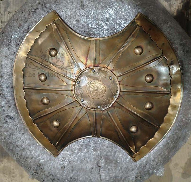 Medieval Trojan Shield with Greek Roman Armor Cosplay Prop view 4