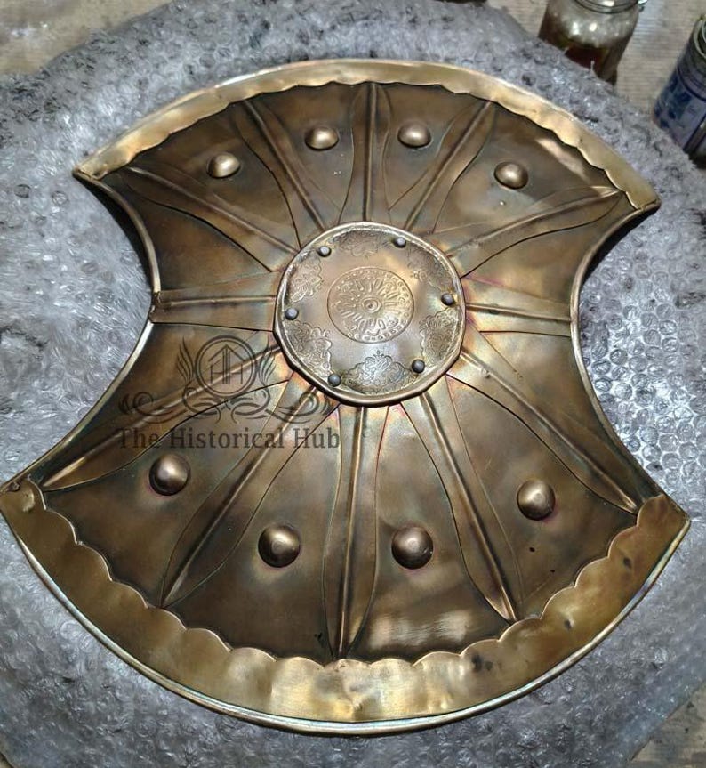 Medieval Trojan Shield with Greek Roman Armor Cosplay Prop view 5