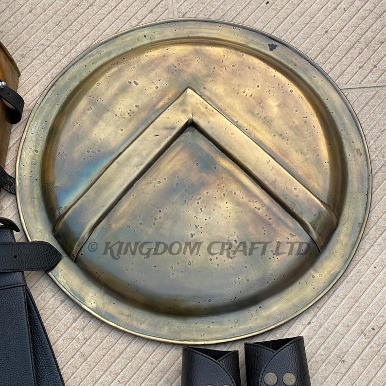 Spartan 300 Movie Shield with King Leonidas view 3
