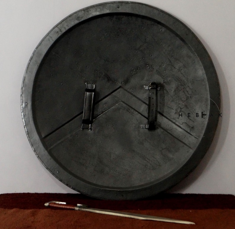 30 Inch Spartan Style Decorative Shield with King Leonidas Inspired view 7
