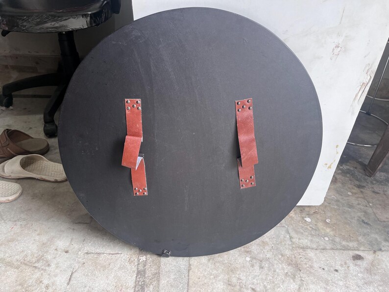 Medieval Viking Wooden Round Shield with Battle Ready view 2