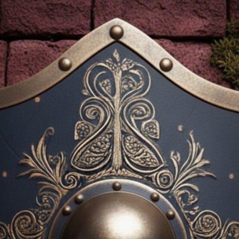 Knight Shield 28 Inch with Medieval Wall Décor view 8