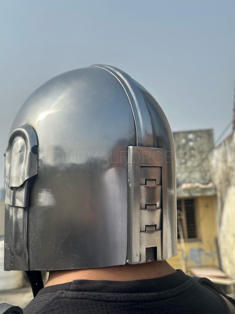 Mandalorian Inspired Beskar Armor Set for Sci-Fi Warrior LARP view 10