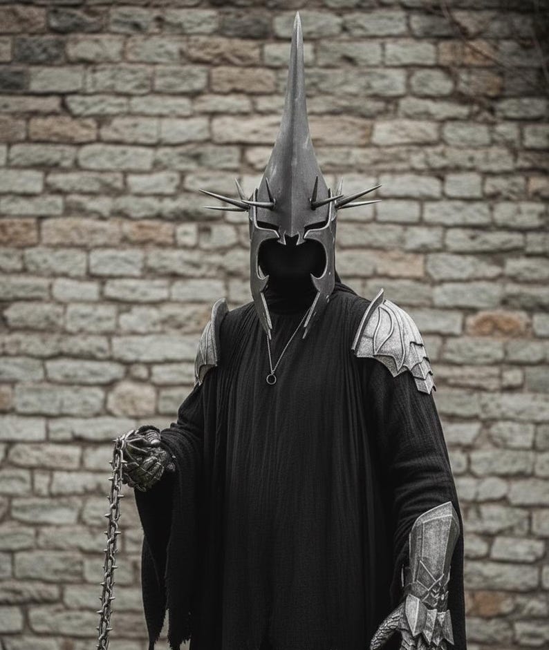 Dark Fantasy Warrior Full Armor Suit for Cosplay and Display view 2