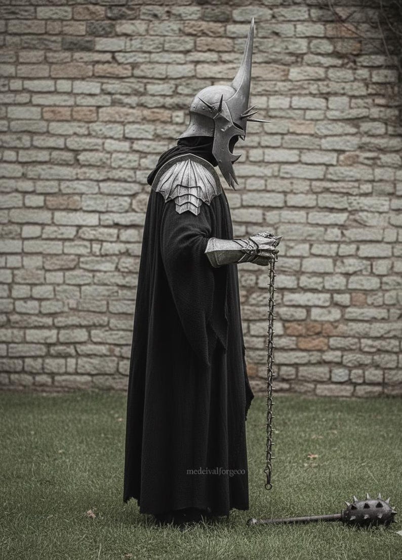 Dark Fantasy Warrior Full Armor Suit for Cosplay and Display view 5